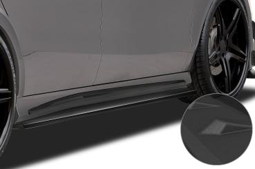 CSR Seitenschweller mit ABE für Mercedes-Benz CLA C117 X117 SS448-S Strukturiert schwarz matt (keine Lackierung erforderlich)
