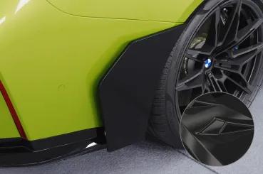 CSR Side Blades / Side Spats mit ABE für BMW M3 G81 BL008-G Glossy schwarz Hochglanz (keine Lackierung erforderlich)