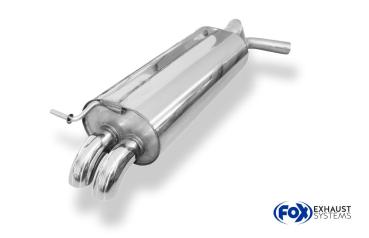 Fox Endschalldämpfer für Skoda Rapid Spaceback – 2x55 mm (Typ 26)