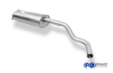 Fox Endschalldämpfer für Skoda Rapid Spaceback – 2x55 mm (Typ 26)