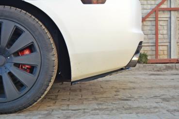 Maxton Design Heck Ansatz Flaps Diffusor für Chevrolet Camaro SS / Standard Mk5 schwarz Hochglanz