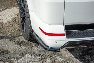 Maxton Design Heck Ansatz Flaps Diffusor für VW T6 schwarz Hochglanz