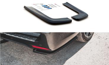 Maxton Design Heck Ansatz Flaps Diffusor V.1 für Mercedes-Benz V-Klasse AMG-Line W447 Facelift schwarz Hochglanz