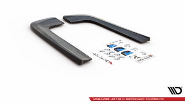 Maxton Design Heck Ansatz Flaps Diffusor V.1 für Mercedes-Benz V-Klasse AMG-Line W447 Facelift schwarz Hochglanz