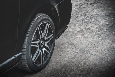 Maxton Design Heck Ansatz Flaps Diffusor V.2 für Mercedes-Benz V-Klasse AMG-Line W447 Facelift schwarz Hochglanz