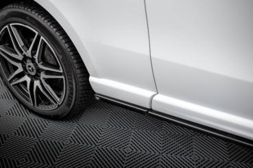 Maxton Design Seitenschweller Ansatz für V.1 für Mercedes-Benz V-Klasse Extra Long AMG-Line W447 schwarz Hochglanz