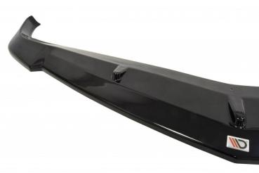 Maxton Design Front Ansatz für Chevrolet Camaro Standard Mk5 schwarz Hochglanz