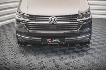 Maxton Design Front Ansatz V.1 für VW T6.1 schwarz Hochglanz