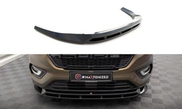 Maxton Design Front Ansatz V.2 für Ford Transit Custom Mk1 Facelift / Tourneo Custom Mk1 Facelift schwarz Hochglanz