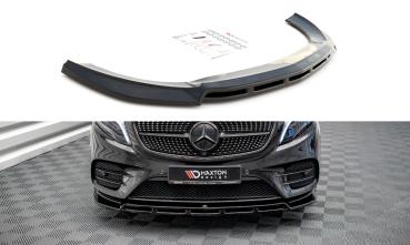 Maxton Design Front Ansatz V.5 für Mercedes-Benz V-Klasse AMG-Line W447 schwarz Hochglanz