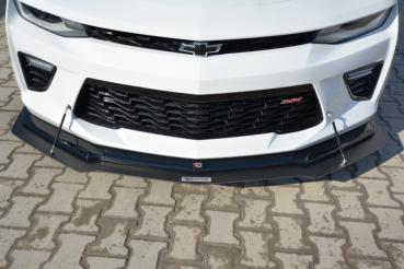 Maxton Design HYBRID Front Ansatz für CHEVROLET CAMARO 6TH-GEN. PHASE-I 2SS COUPE