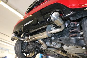 Fox Endschalldämpfer quer 1x100 Typ 25 rechts/links für Toyota Yaris GR P21 (ab 2020) – Edelstahl, Rohr 70 mm, EG-Gutachten