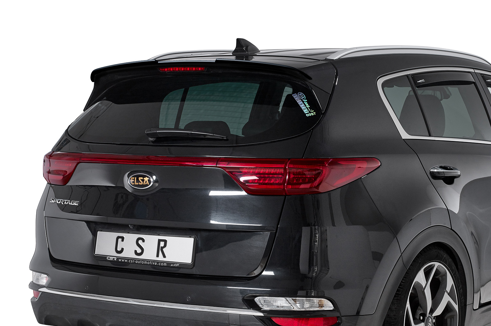 Bogdal Carstyling - CSR Heckflügel mit ABE für Kia Sportage QL / QLE alle  2015- CSR-HF842-S strukturiert schwarz matt