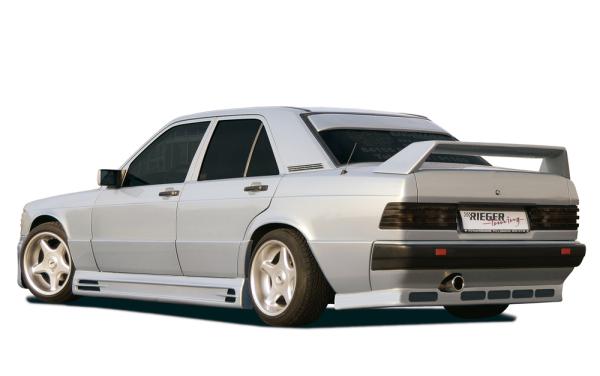 Rieger Heckscheibenblende für Mercedes 190 (W201) ABS schwarz matt (Lackierung erforderlich) Y 00025043