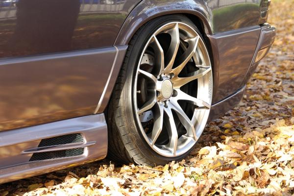 Rieger Seitenschweller links für Mercedes 190 (W201) ABS schwarz matt (Lackierung erforderlich) Y 00025048