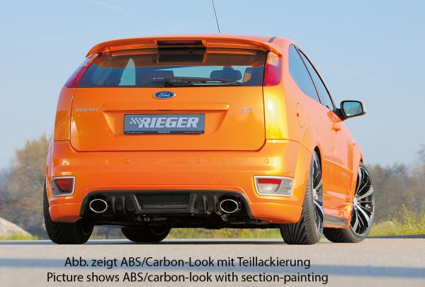 Rieger Heckansatz für Ford Focus 2 ST ABS schwarz matt (Lackierung erforderlich) Y 00034148