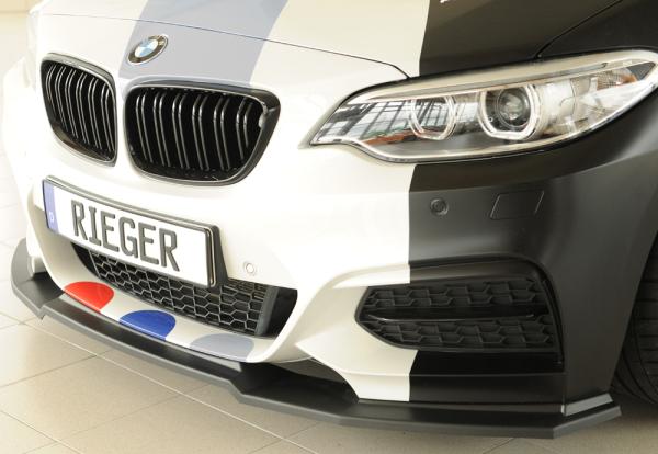 Rieger Spoilerschwert für BMW 2er F22/ F23 (1C) ABS schwarz matt (Lackierung erforderlich) Y 00035101