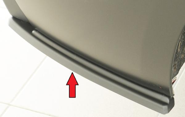 Rieger Heckschürzenansatz seitlich rechts für BMW 2er F22/ F23 (1C) ABS schwarz matt (Lackierung erforderlich) Y 00035107