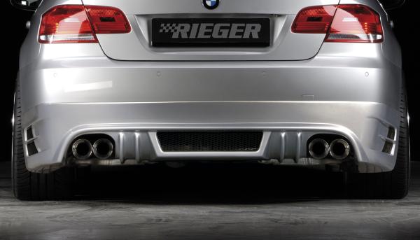 Rieger Heckansatz für BMW 3er E92/E93 ABS schwarz matt (Lackierung erforderlich) K 00053438