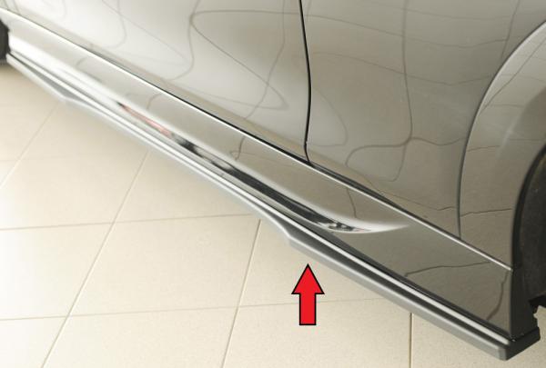 Rieger Seitenschwelleransatz links für Mini Cooper C (FM6/F66/F67) ABS schwarz matt (Lackierung erforderlich) Y 00054003