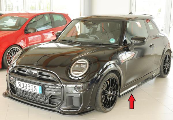 Rieger Seitenschwelleransatz links für Mini Cooper C (FM6/F66/F67) ABS schwarz matt (Lackierung erforderlich) Y 00054003