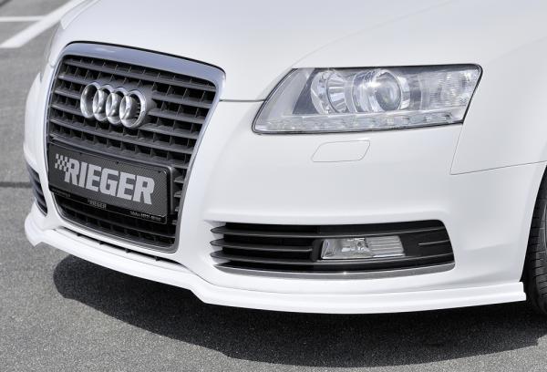 Rieger Spoilerschwert für Audi A6 (4F) ABS schwarz matt (Lackierung erforderlich) Y 00055330