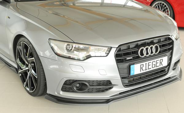 Rieger Spoilerschwert für Audi A6 (4G/C7) ABS schwarz matt (Lackierung erforderlich) Y 00055350