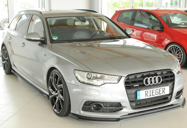 Rieger Spoilerschwert für Audi A6 (4G/C7) ABS schwarz matt (Lackierung erforderlich) Y 00055350
