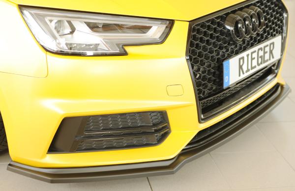 Rieger Spoilerschwert für Audi A4 (B9/F4) ABS schwarz matt (Lackierung erforderlich) Y 00055550