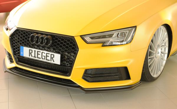 Rieger Spoilerschwert für Audi A4 (B9/F4) ABS schwarz matt (Lackierung erforderlich) Y 00055550