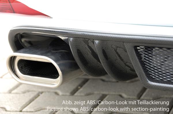 Rieger Heckansatz für Fiat Grande Punto (199) ABS schwarz matt (Lackierung erforderlich) Y 00056048