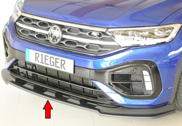Rieger Spoilerschwert nur für R / R-Line für VW T-Roc R (A1) ABS schwarz matt (Lackierung erforderlich) Y 00059100