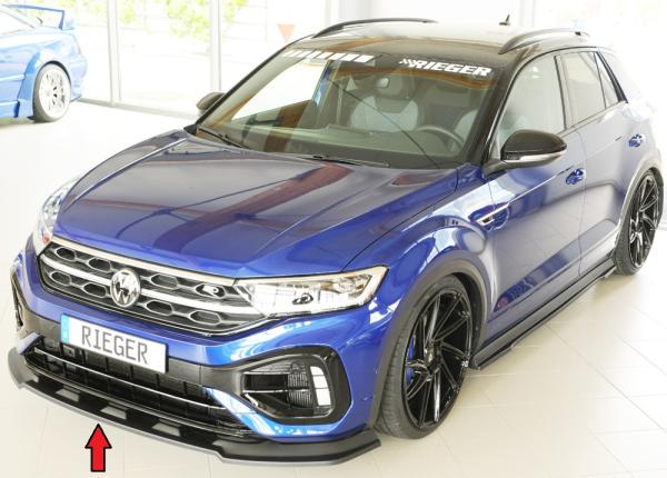 Rieger Spoilerschwert nur für R / R-Line für VW T-Roc R (A1) ABS schwarz matt (Lackierung erforderlich) Y 00059100