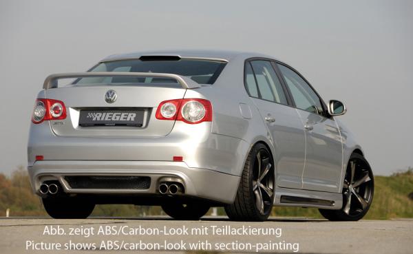 Rieger Heckansatz für VW Jetta 3 (1KM) ABS schwarz matt (Lackierung erforderlich) K 00059430