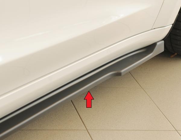 Rieger Seitenschwelleransatz rechts für originale Seitenschweller für Tesla Model 3 (06/2018–09/2023 bis Facelift, ab 10/2023 Facelift, alle Modelle inkl. Performance) – ABS, inkl. Gutachten