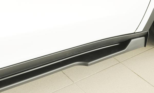 Rieger Seitenschwelleransatz rechts für originale Seitenschweller für Tesla Model Y (ab 03/2020, alle Modelle inkl. Performance) – ABS schwarz-matt (Finish), inkl. Gutachten