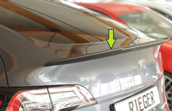 Rieger Heckklappenspoiler für Tesla Model Y (ab 03/2020, alle Modelle inkl. Performance) – ABS schwarz-matt (Finish), inkl. ABE