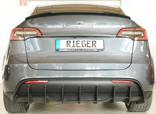 Rieger Heckklappenspoiler für Tesla Model Y (ab 03/2020, alle Modelle inkl. Performance) – ABS schwarz-matt (Finish), inkl. ABE