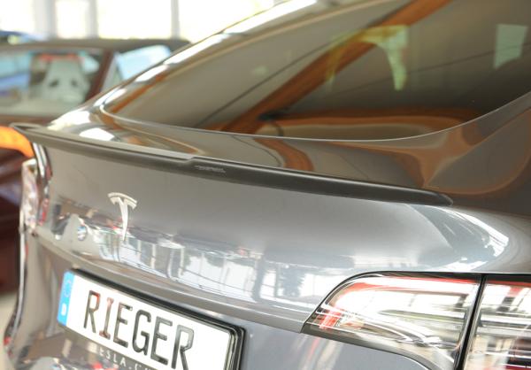 Rieger Heckklappenspoiler für Tesla Model Y (ab 03/2020, alle Modelle inkl. Performance) – ABS schwarz-matt (Finish), inkl. ABE