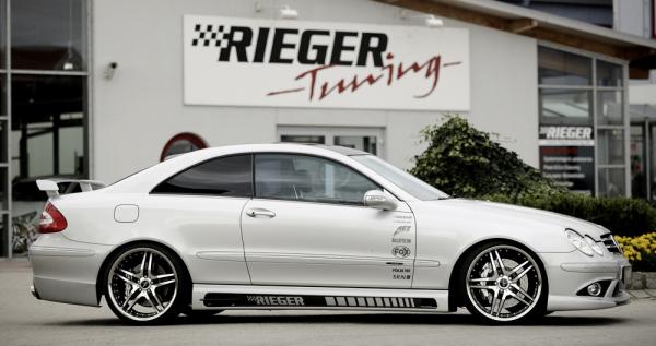 Rieger Spoileransatz für Mercedes CLK (W209) ABS schwarz matt (Lackierung erforderlich) Y 00071010