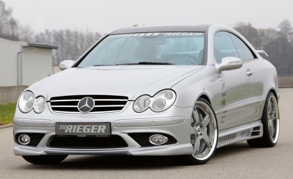 Rieger Seitenschweller links für Mercedes CLK (W209) ABS schwarz matt (Lackierung erforderlich) Y 00071013