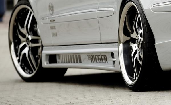 Rieger Seitenschweller rechts für Mercedes CLK (W209) ABS schwarz matt (Lackierung erforderlich) Y 00071014
