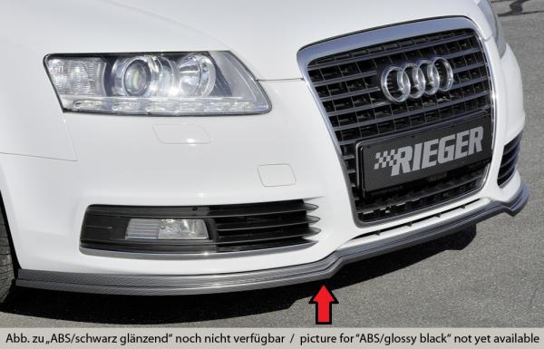 Rieger Spoilerschwert (GBL-55330) für Audi A6 (4F) Glossy schwarz glänzend Y 00088034