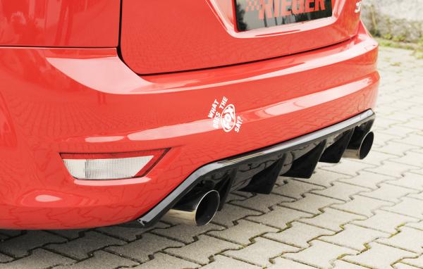 Rieger Heckeinsatz (GBL-34158) für Ford Focus 2 ST Glossy schwarz glänzend Y 00088118