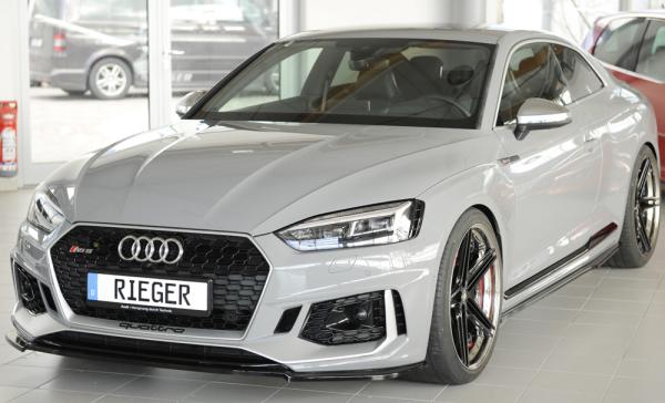 Rieger Spoilerschwert für Audi RS5 (B9/F5) Glossy schwarz glänzend Y 00088202