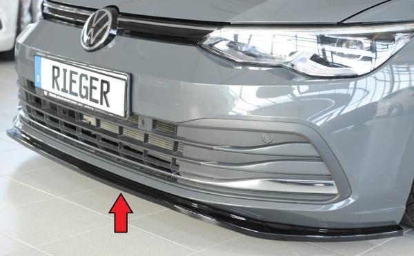 Rieger Spoilerschwert für VW Golf 8 Glossy schwarz glänzend Y 00088203