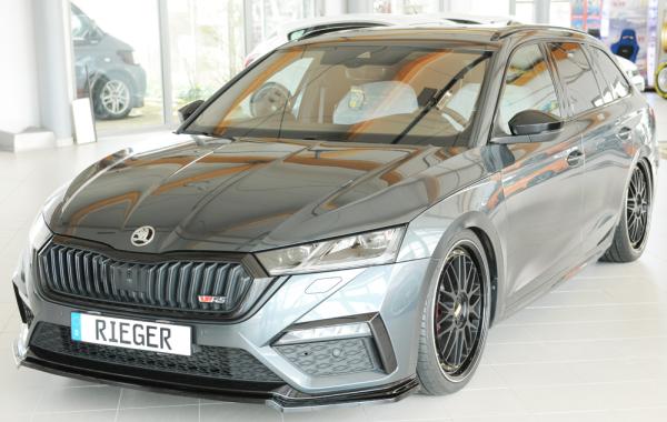 Rieger Spoilerschwert für Skoda Octavia RS (NX) Glossy schwarz glänzend Y 00088250