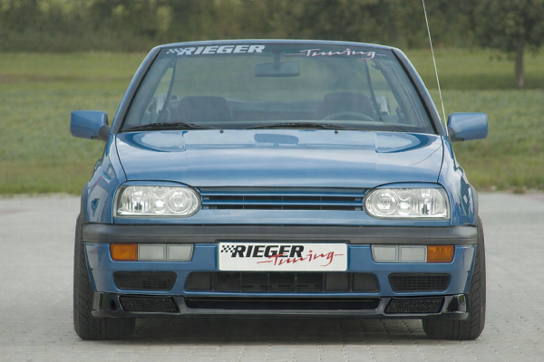 Rieger Spoilerlippe (GBL-42011) für VW Golf 3 Glossy schwarz glänzend Y 00088342