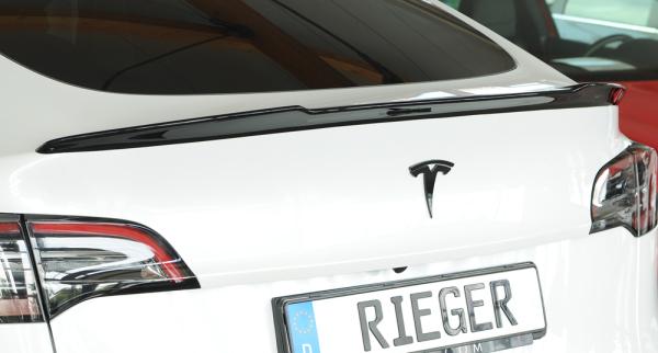 Rieger Heckklappenspoiler für Tesla Model Y (ab 03/2020, alle Modelle inkl. Performance) – ABS schwarz glänzend, inkl. ABE