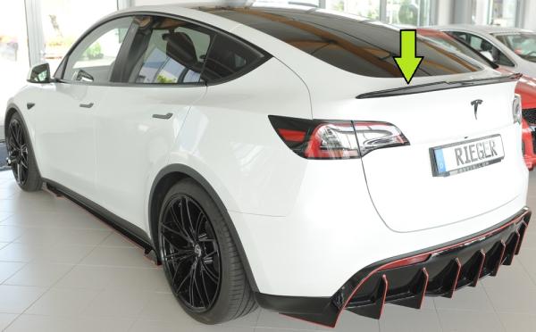 Rieger Heckklappenspoiler für Tesla Model Y (ab 03/2020, alle Modelle inkl. Performance) – ABS schwarz glänzend, inkl. ABE